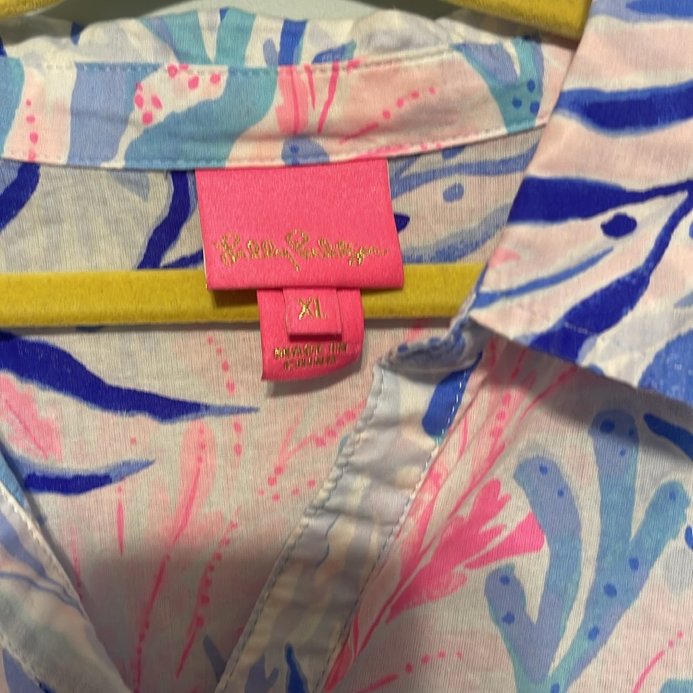 Lilly Pulitzer girl’s coverup size XL - Picture 2 of 3